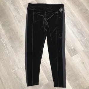 Alala Black Velvet Leggings